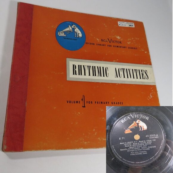 EMBOSSED RCA VICTOR Rhythmic Activities (4) Record LP Vinyl Record Set - Picture 1 of 16